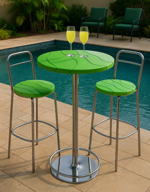 Jade Conjunto alto para jardín